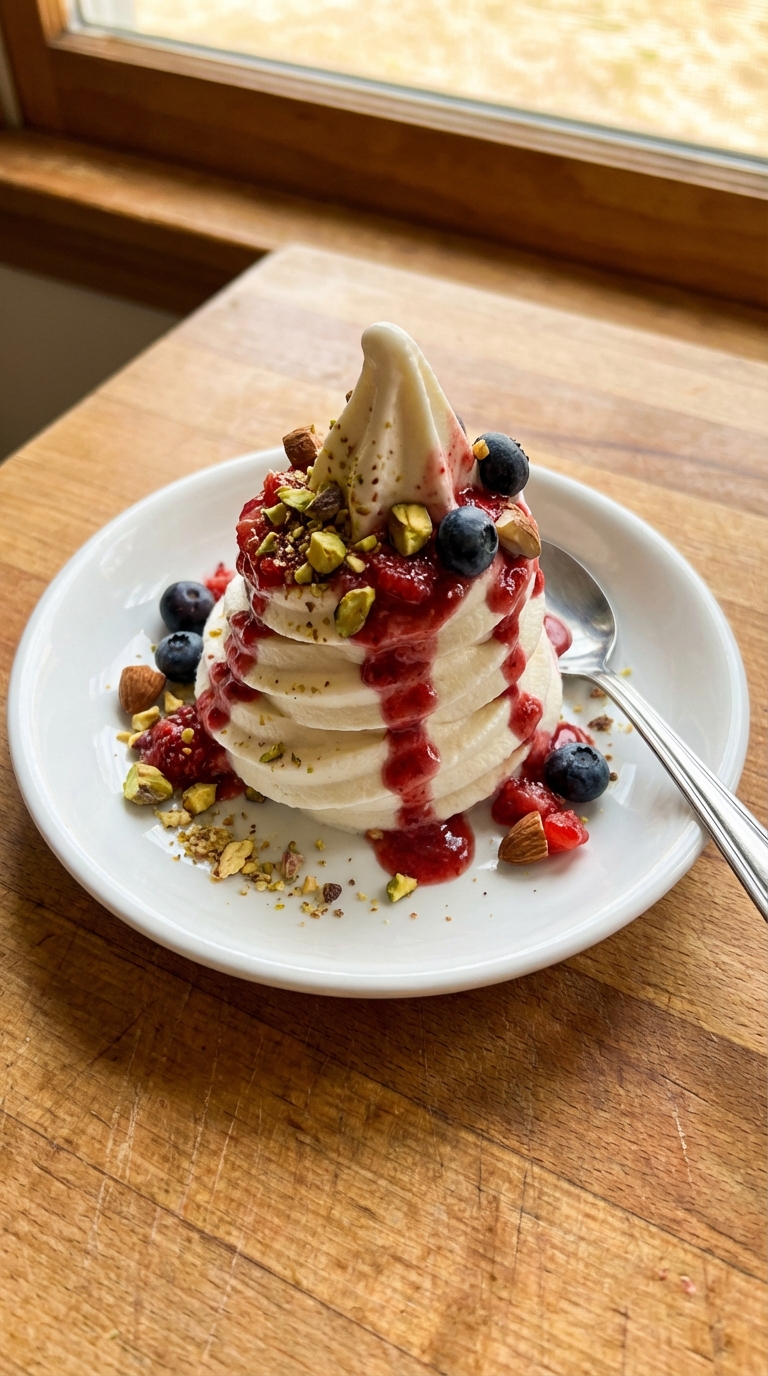 Creamy Frozen Yogurt Swirl