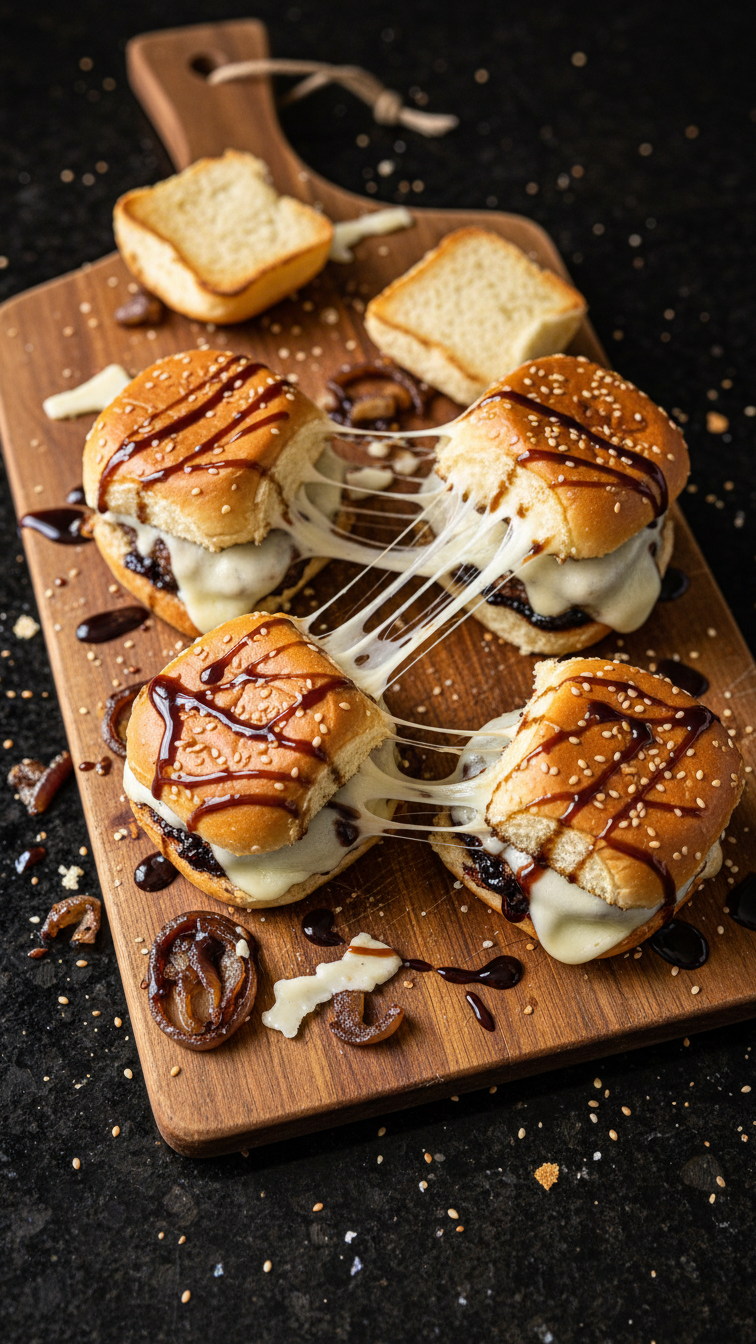 Caramelized Onion Fig Sliders