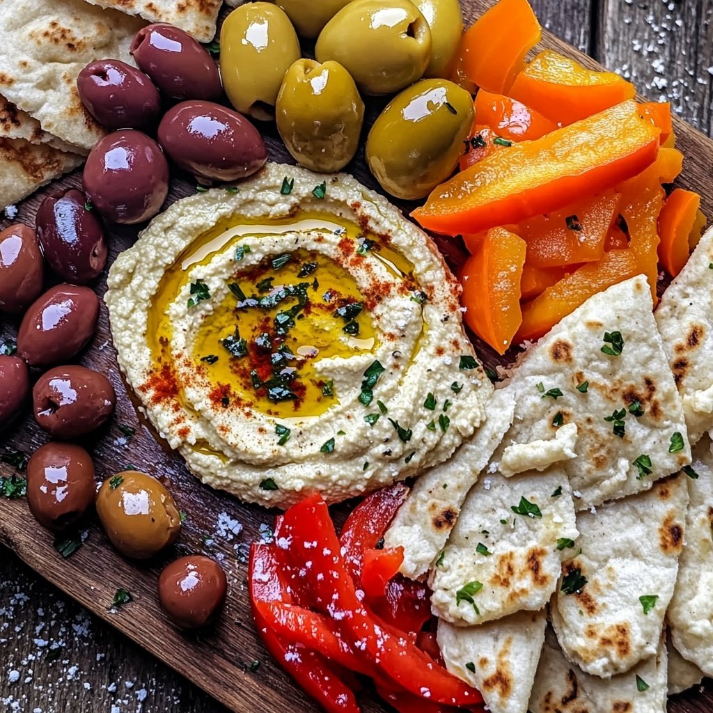 Mediterranean Mezze Tapas Platter