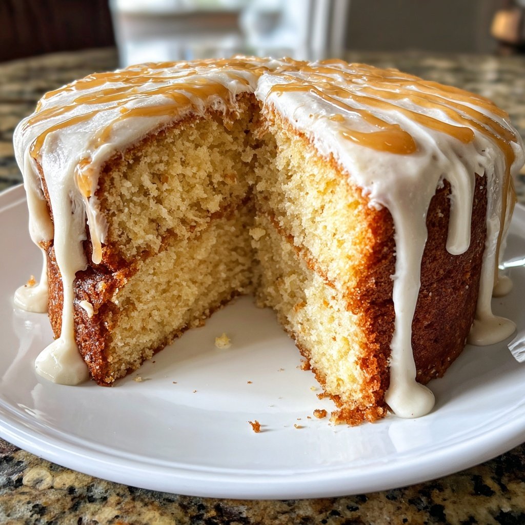 Bakery Style Vanilla Almond Cake