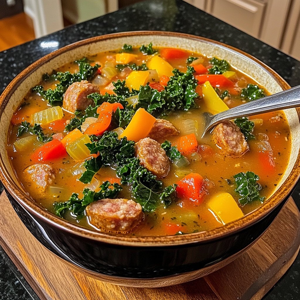 Slow Cooker Italian Sausage Soup
