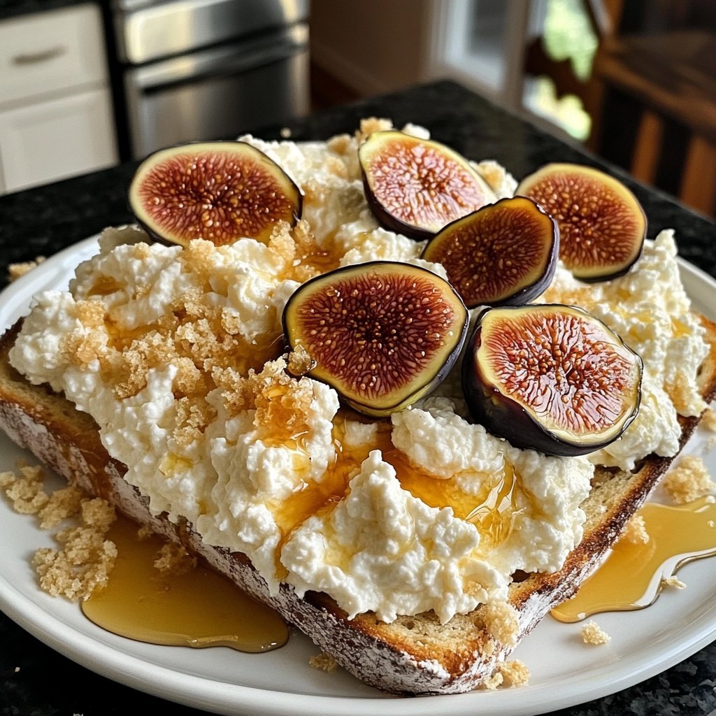 Whipped Ricotta Honey Toast Recipe