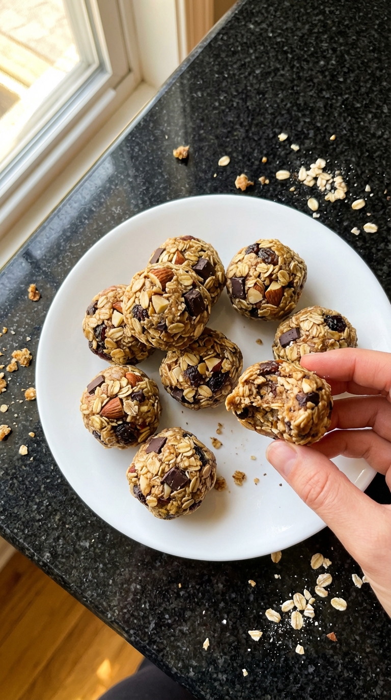 Nutty Trail Mix Energy Bites