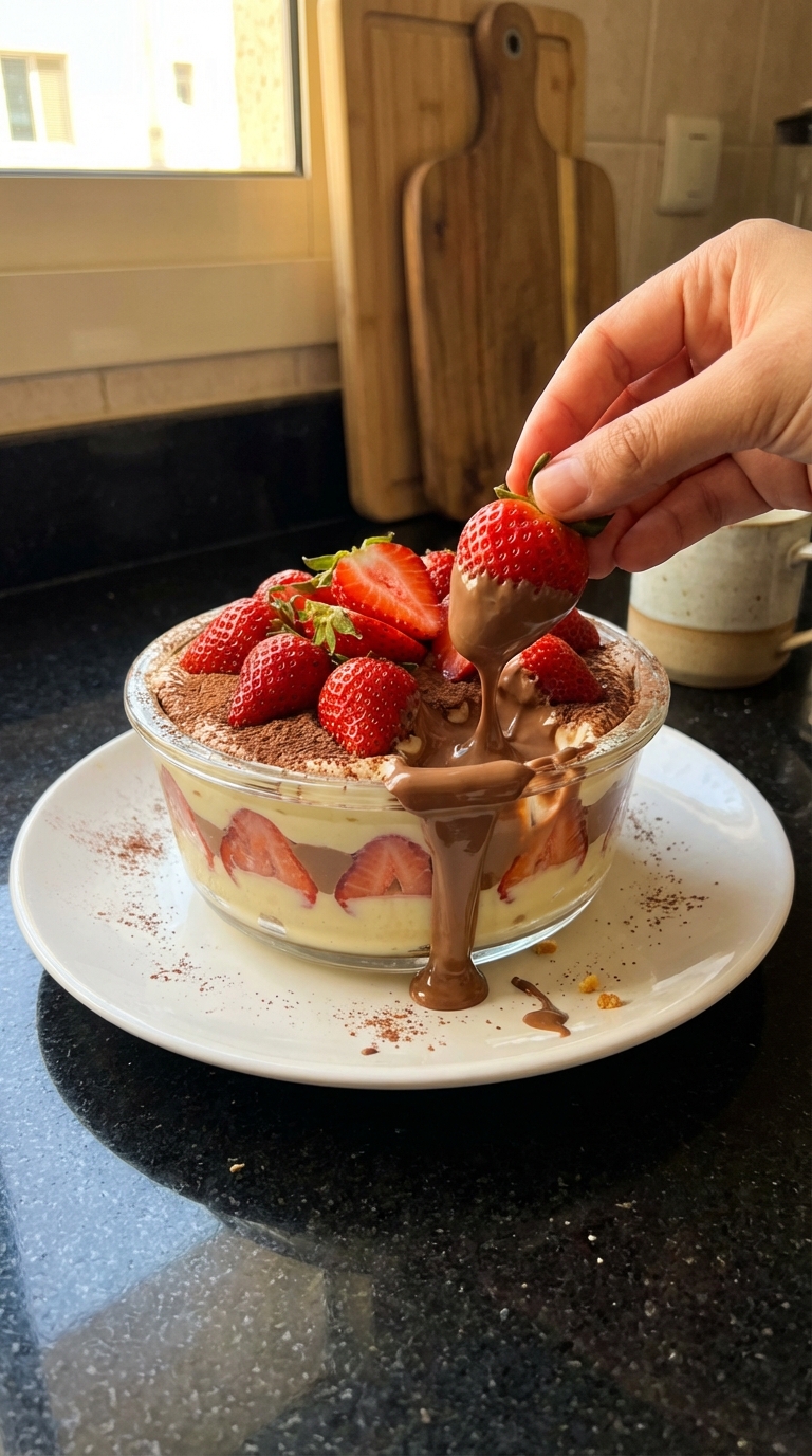 Dubai Chocolate Strawberry Bliss