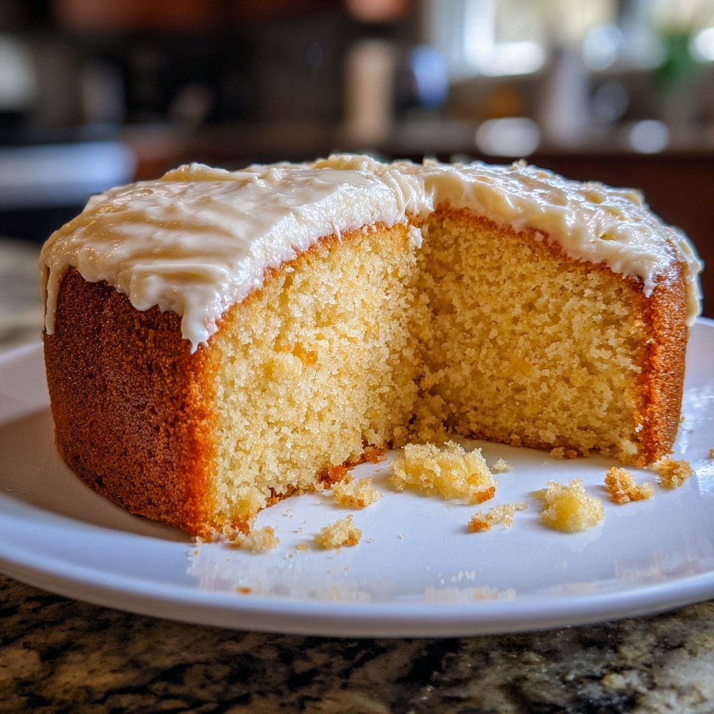 Classic Moist Vanilla Butter Cake