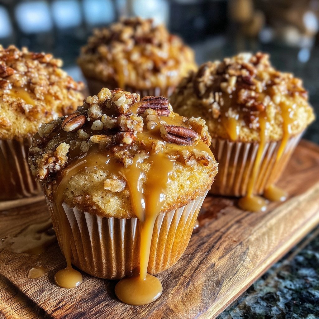 Butterscotch Cupcakes with Pecans