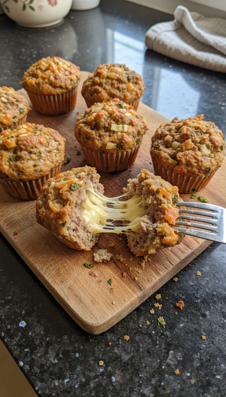 Savory Meatloaf Muffin Treats