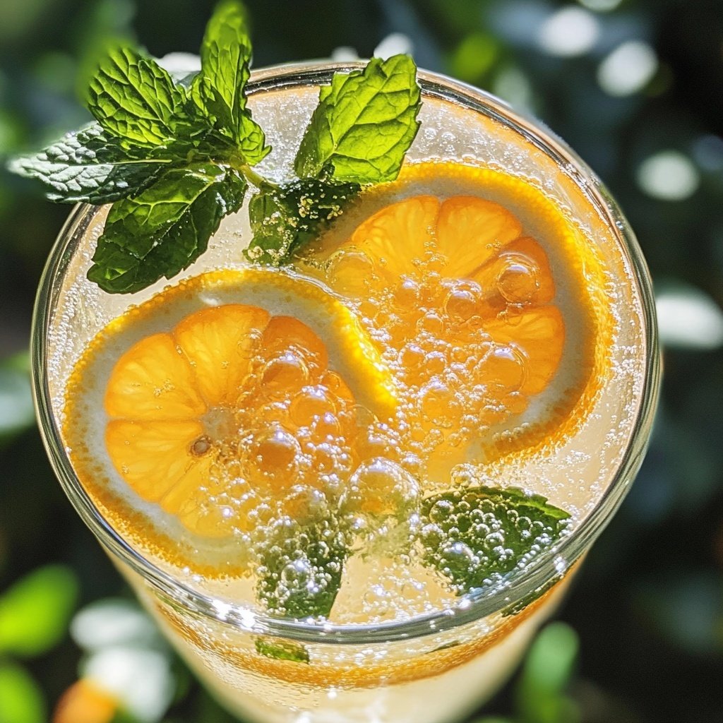 Meyer Lemon Fizz Mocktail